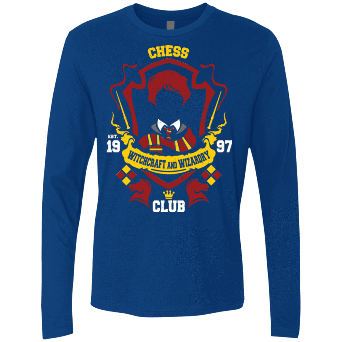 T-Shirts Royal / Small Chess Club Men's Premium Long Sleeve