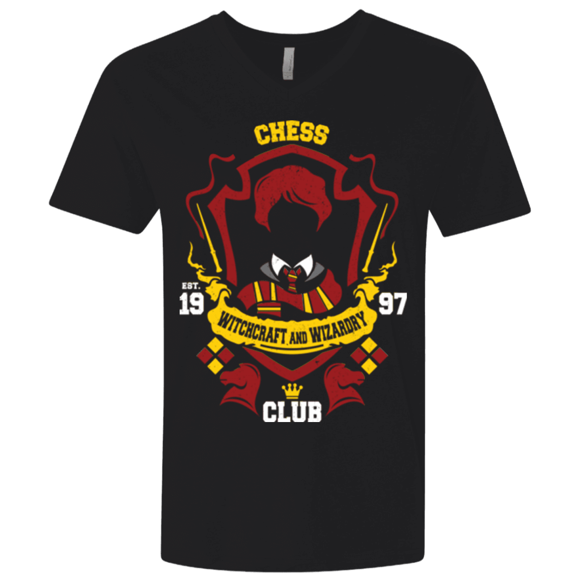 T-Shirts Black / X-Small Chess Club Men's Premium V-Neck