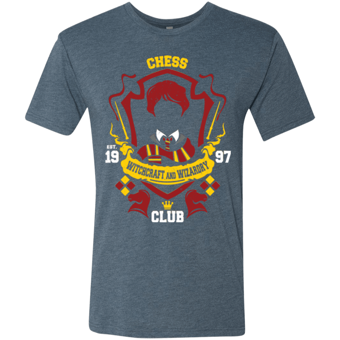 T-Shirts Indigo / Small Chess Club Men's Triblend T-Shirt