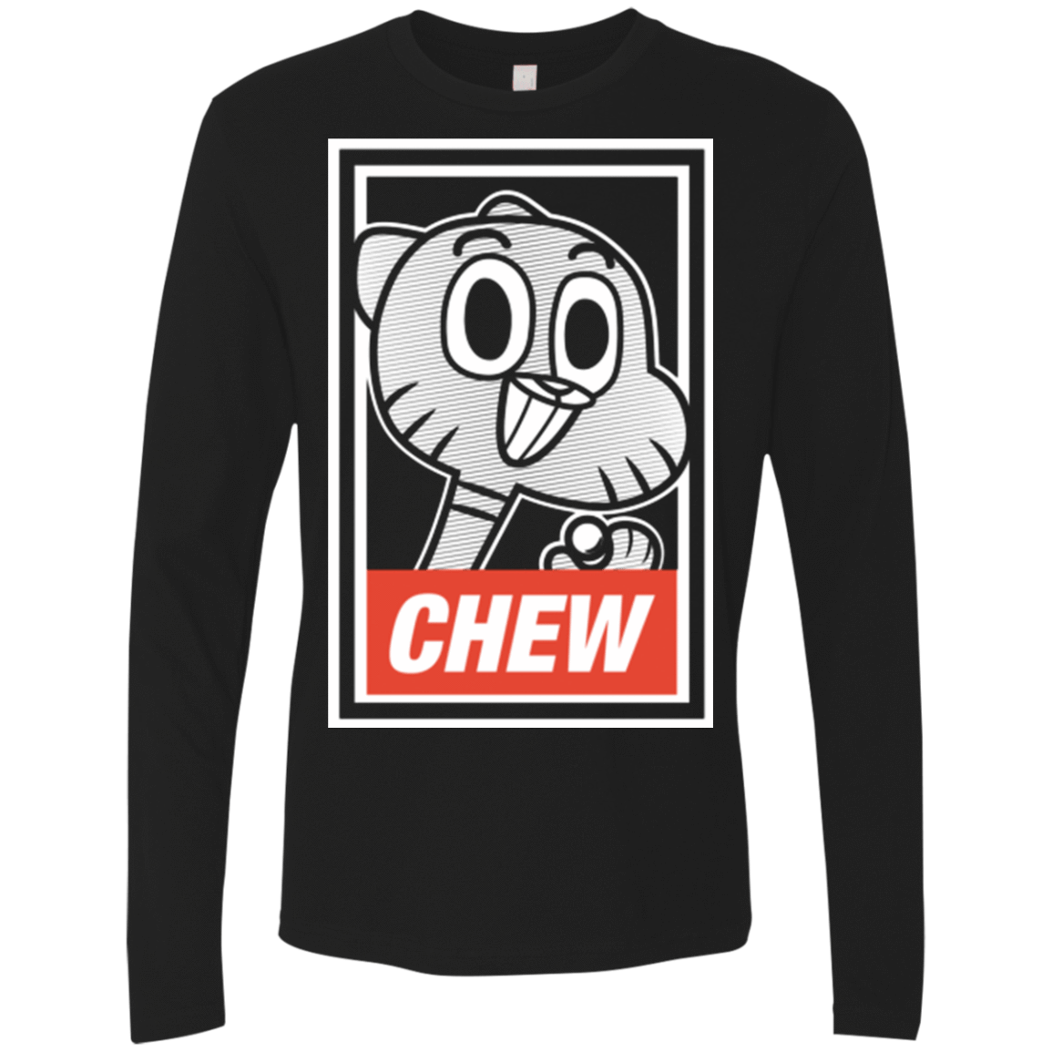 T-Shirts Black / Small CHEW Men's Premium Long Sleeve