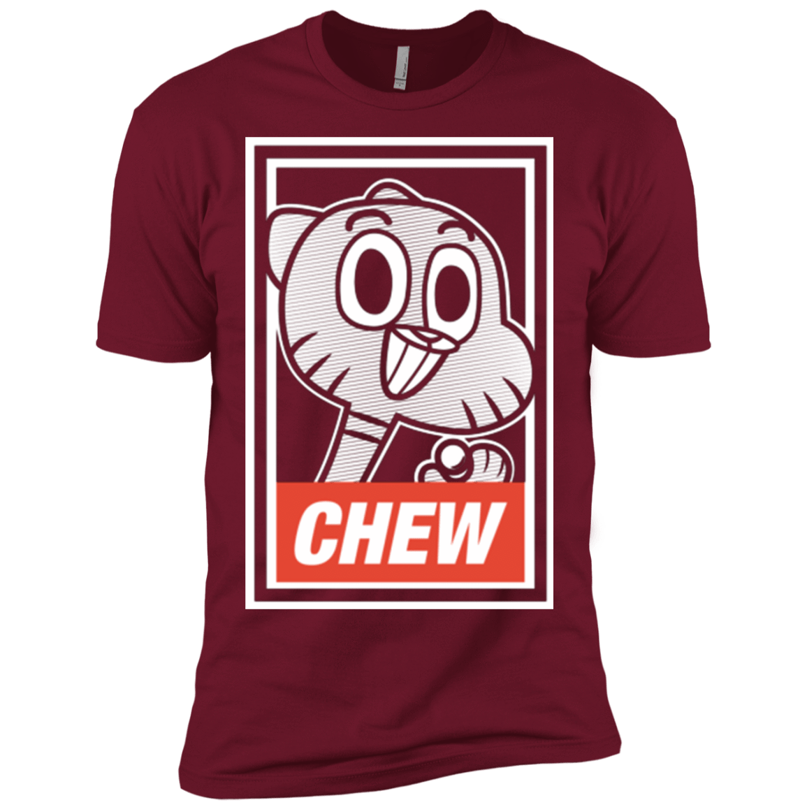 T-Shirts Cardinal / X-Small CHEW Men's Premium T-Shirt