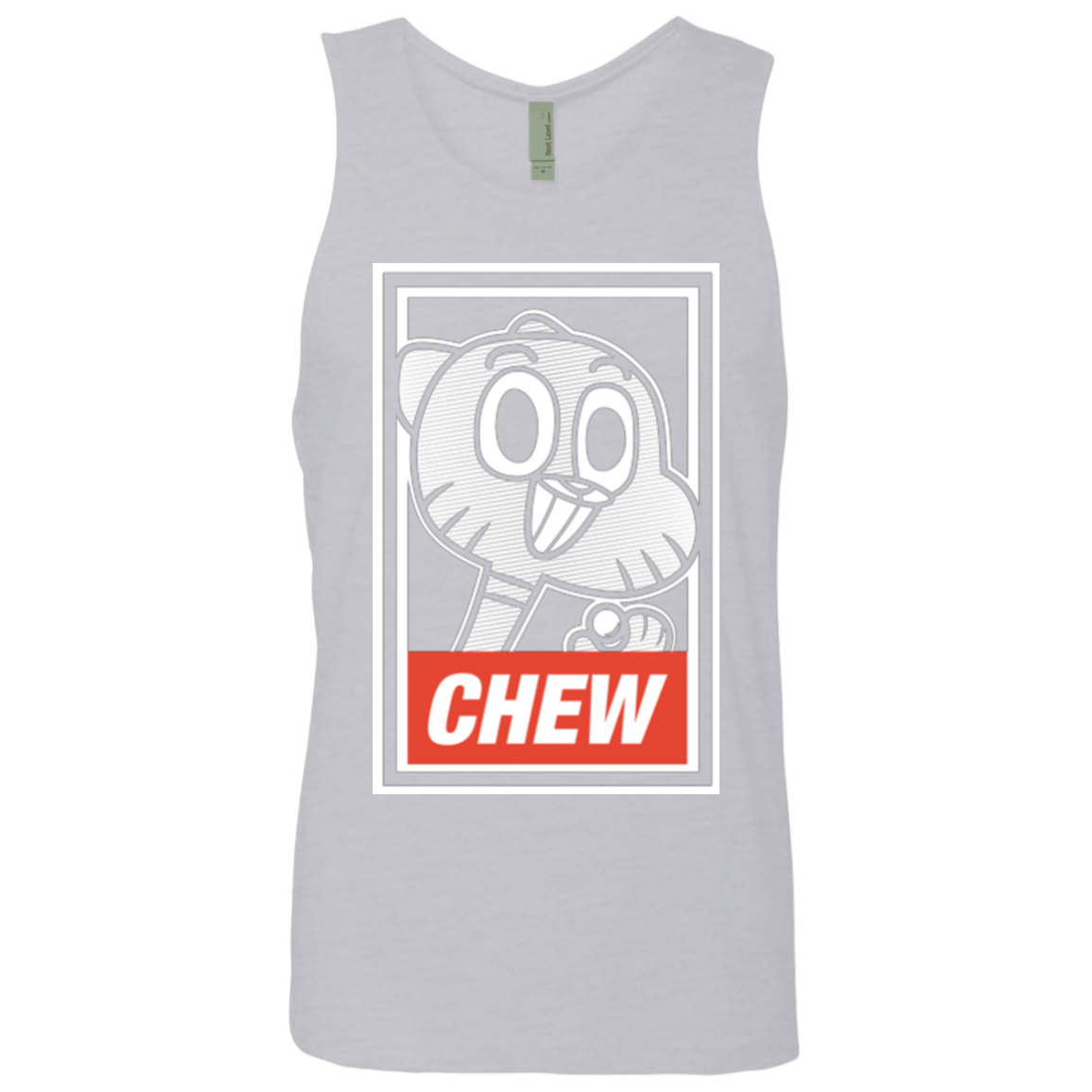 T-Shirts Heather Grey / Small CHEW Men's Premium Tank Top