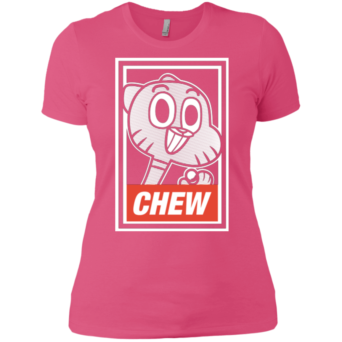 T-Shirts Hot Pink / X-Small CHEW Women's Premium T-Shirt