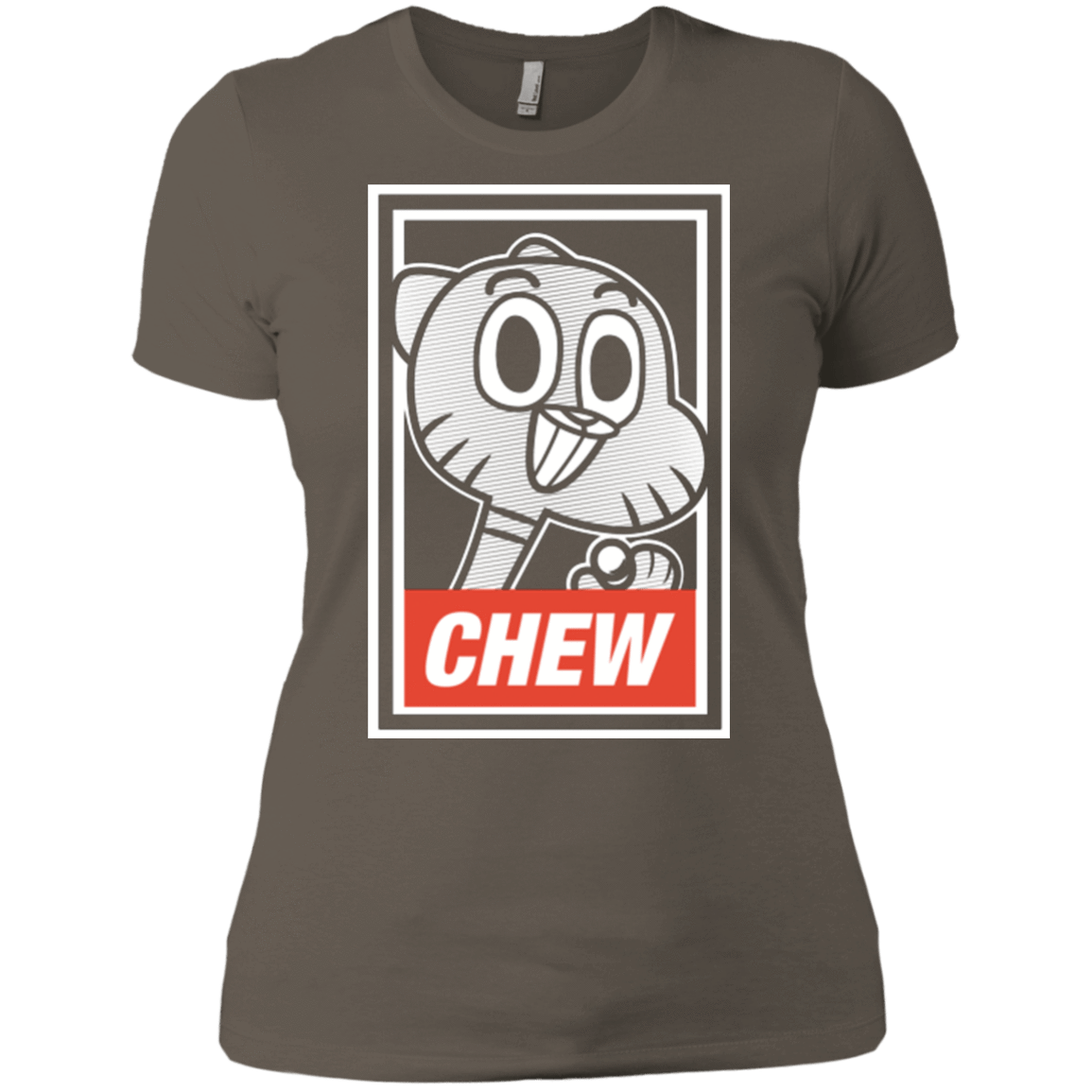 T-Shirts Warm Grey / X-Small CHEW Women's Premium T-Shirt
