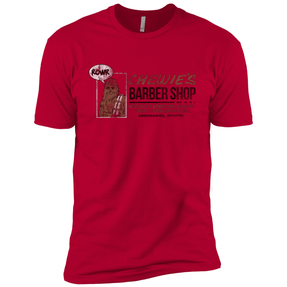 T-Shirts Red / YXS Chewie's Barber Shop Boys Premium T-Shirt