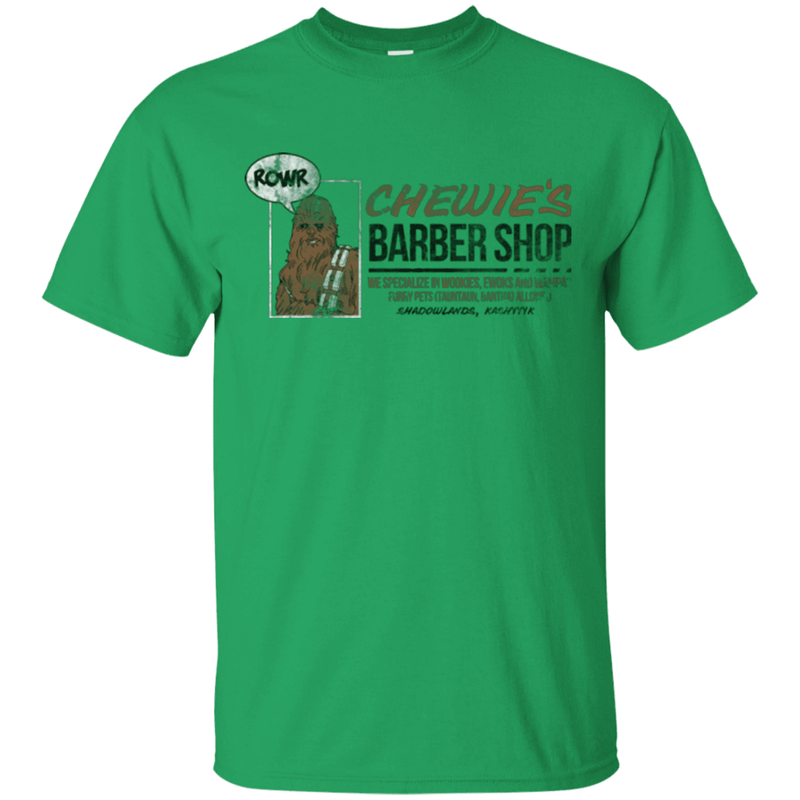 T-Shirts Irish Green / Small Chewie's Barber Shop T-Shirt