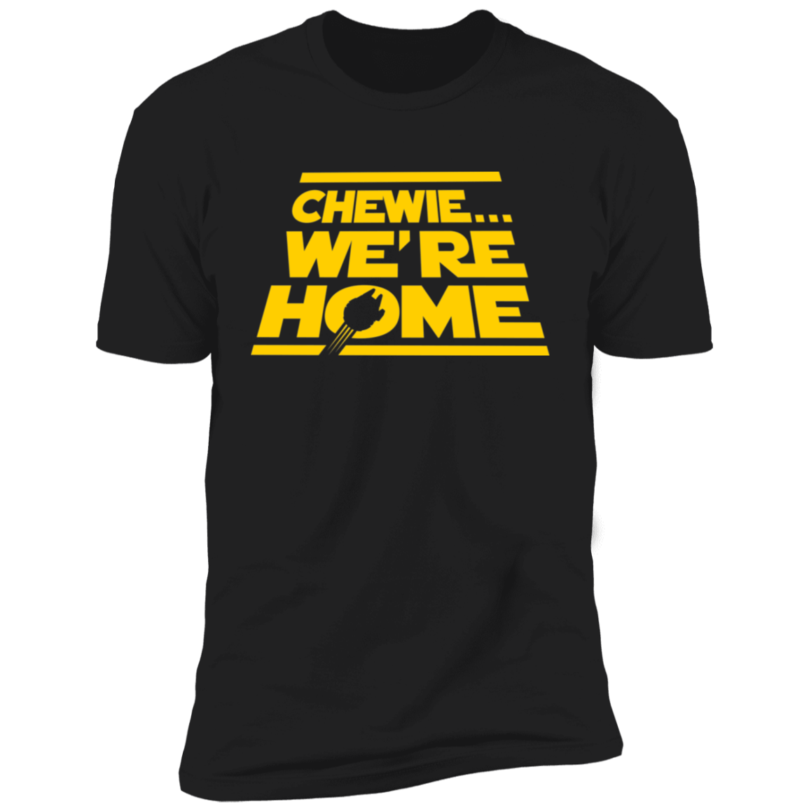 T-Shirts Black / X-Small Chewie we're Home Men's Premium T-Shirt