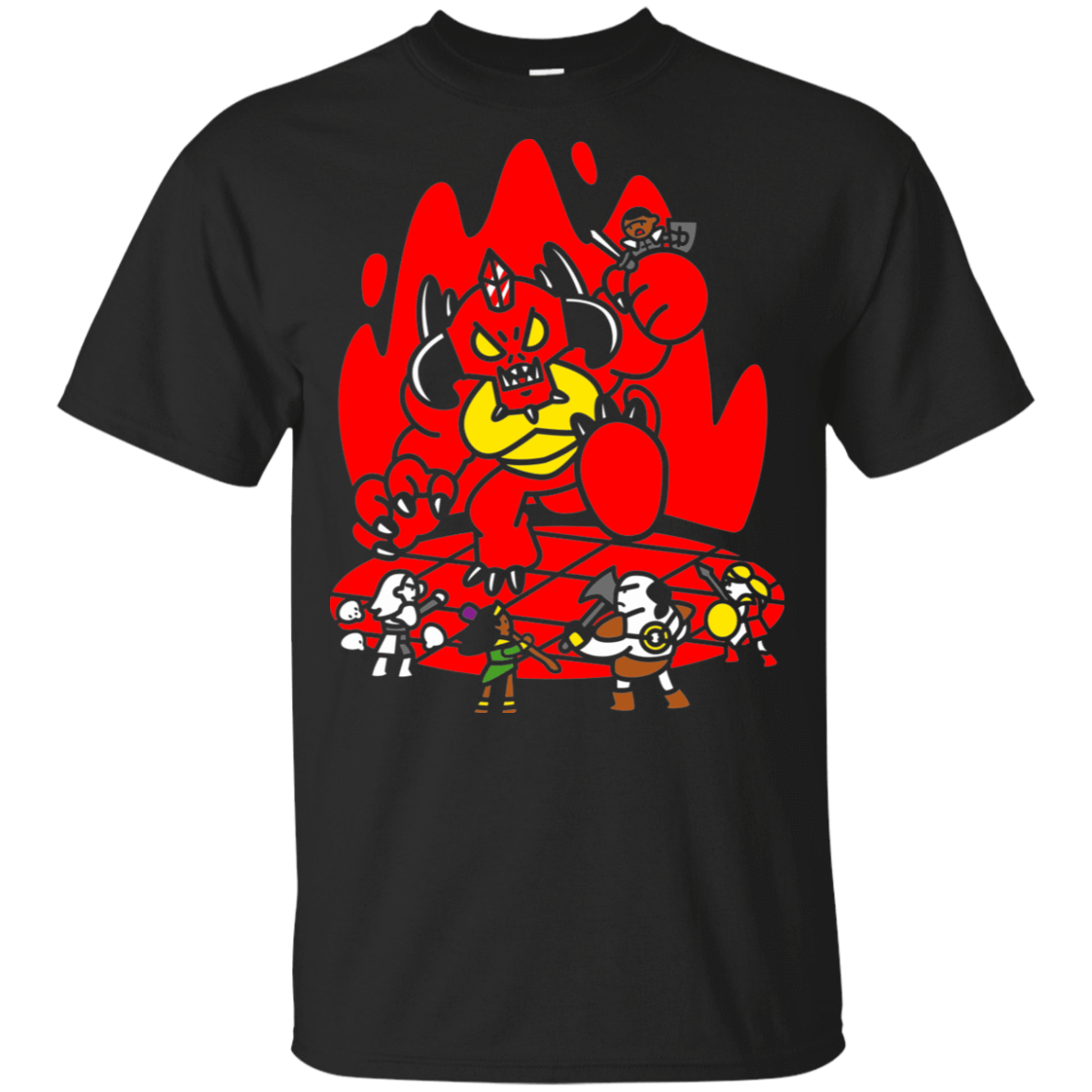 T-Shirts Black / YXS Chibi Battle Diablo Youth T-Shirt