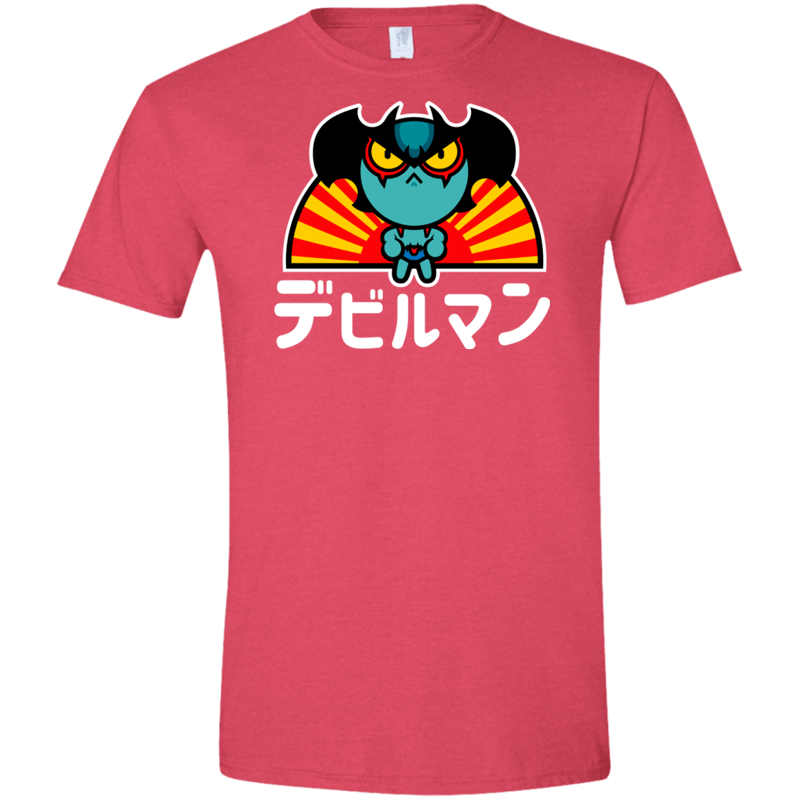 T-Shirts Heather Red / S ChibiDebiruman Men's Semi-Fitted Softstyle
