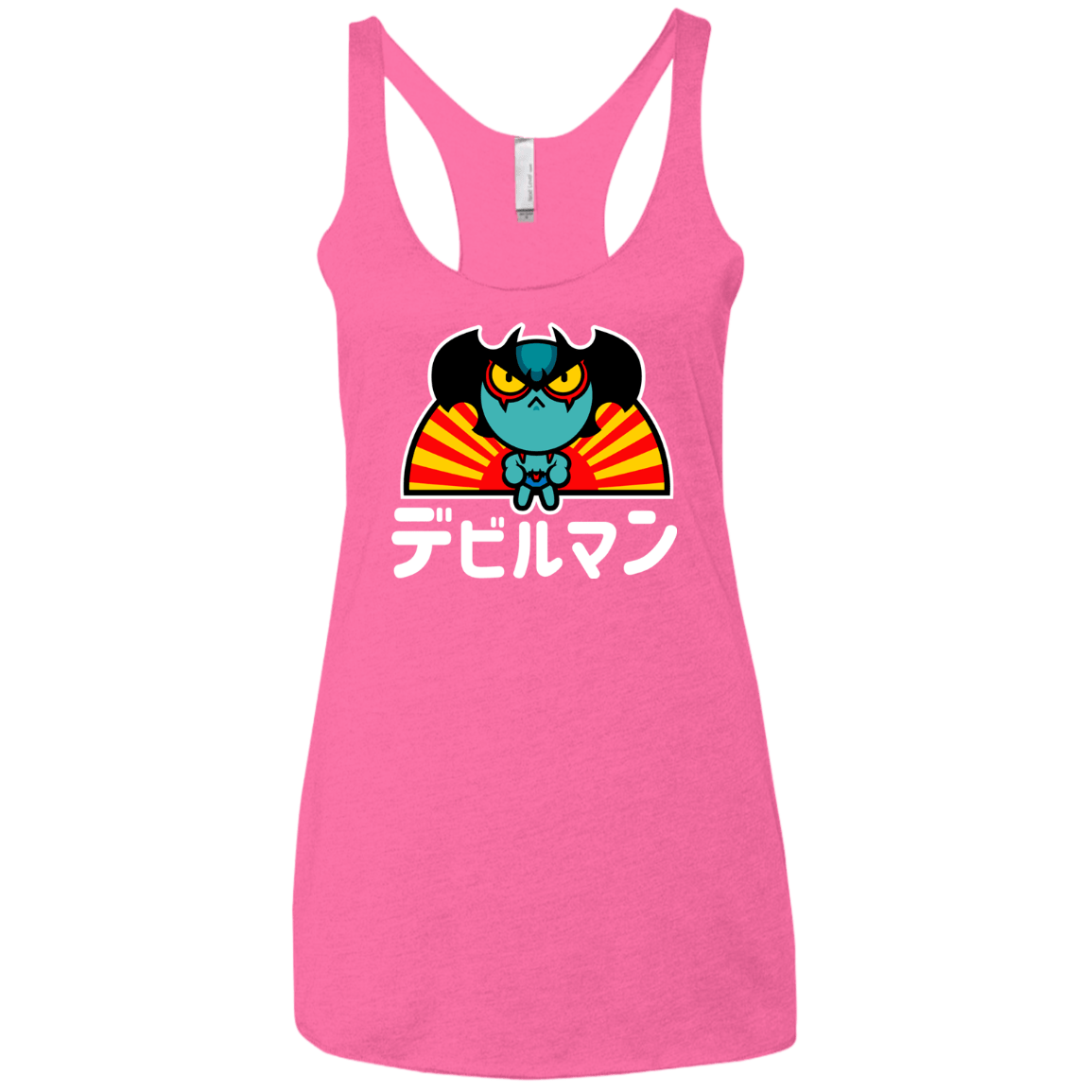 T-Shirts Vintage Pink / X-Small ChibiDebiruman Women's Triblend Racerback Tank