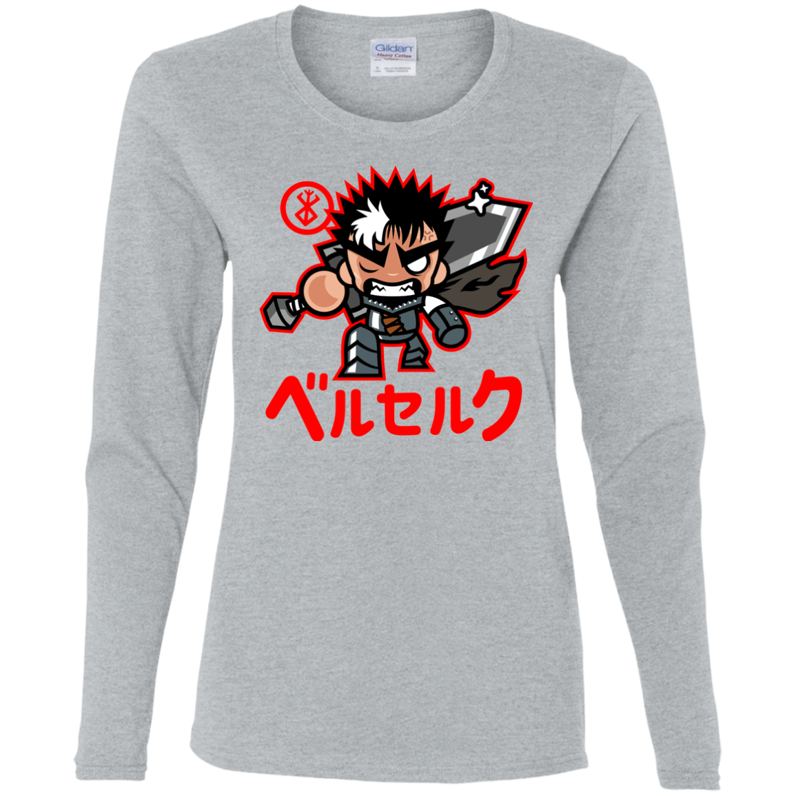 T-Shirts Sport Grey / S ChibiGuts Women's Long Sleeve T-Shirt