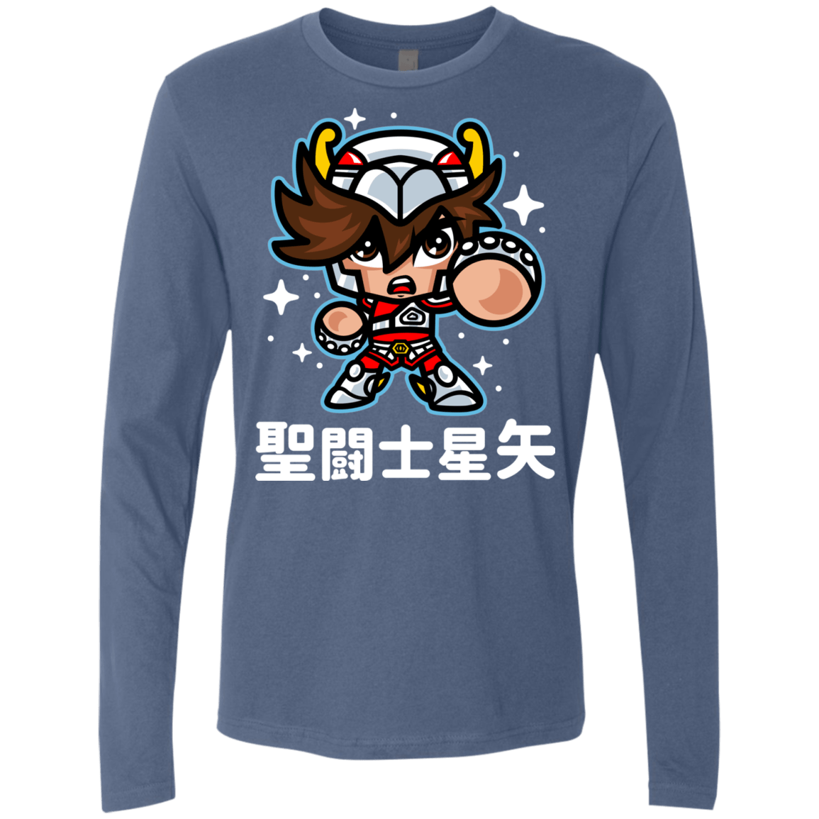 T-Shirts Indigo / S ChibiPegasus Men's Premium Long Sleeve