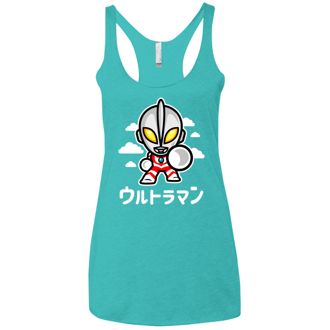 T-Shirts Tahiti Blue / X-Small ChibiUltra Women's Triblend Racerback Tank