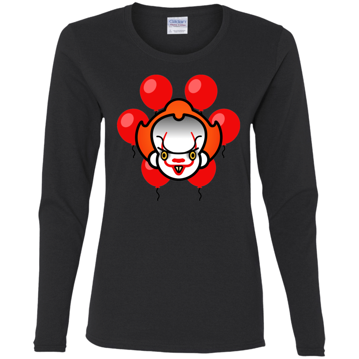 T-Shirts Black / S Chibiwise Women's Long Sleeve T-Shirt