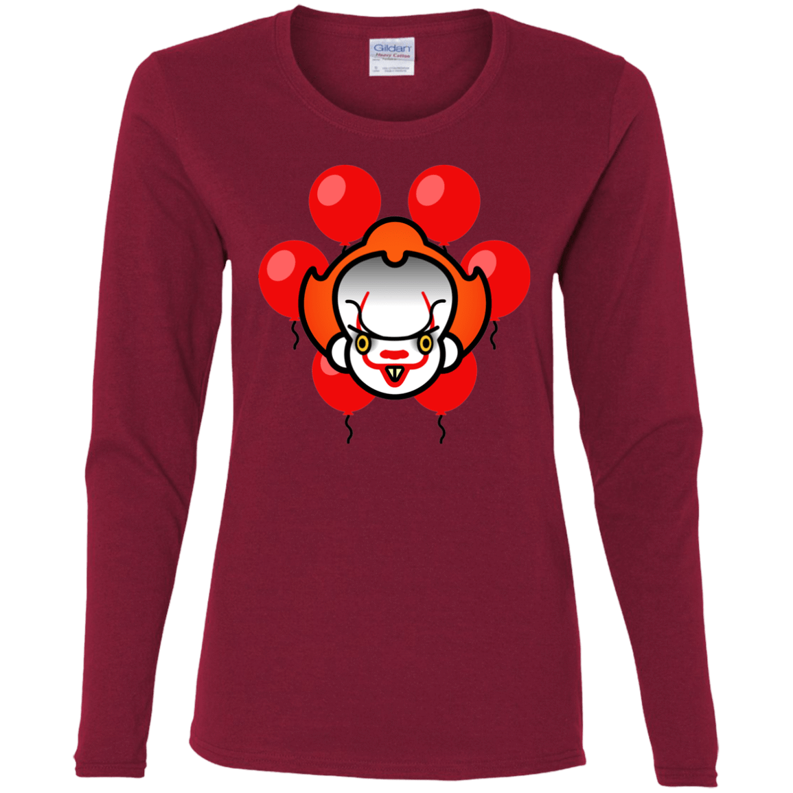T-Shirts Cardinal / S Chibiwise Women's Long Sleeve T-Shirt