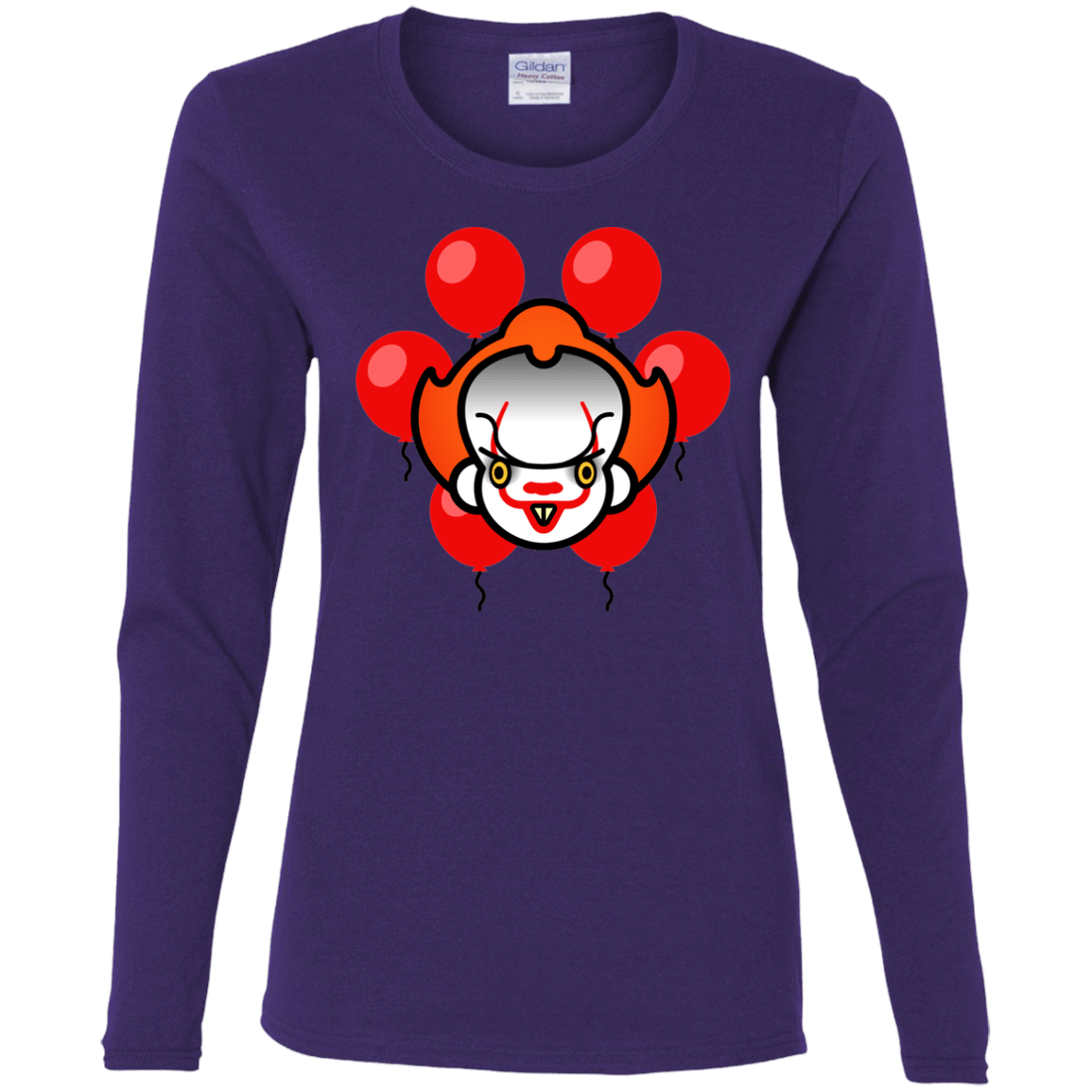 T-Shirts Purple / S Chibiwise Women's Long Sleeve T-Shirt
