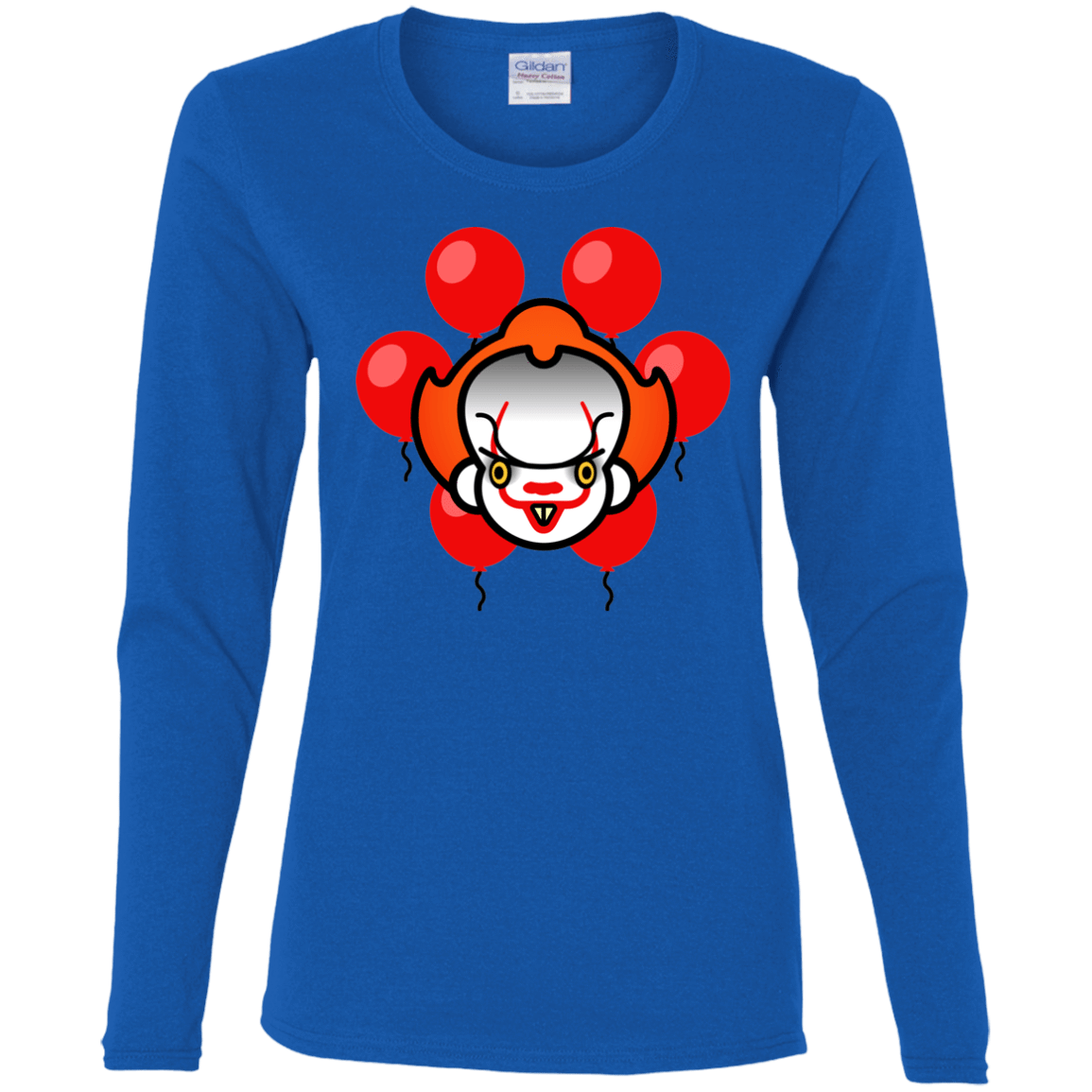 T-Shirts Royal / S Chibiwise Women's Long Sleeve T-Shirt