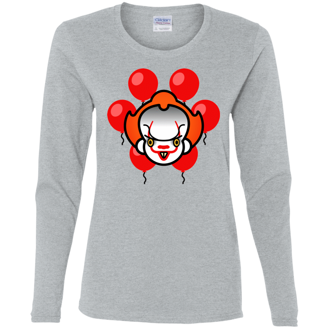 T-Shirts Sport Grey / S Chibiwise Women's Long Sleeve T-Shirt