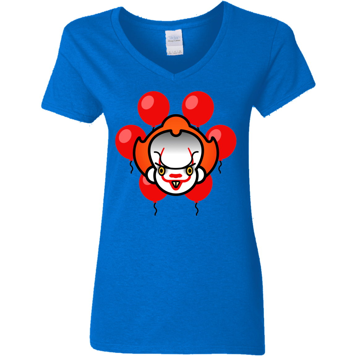 T-Shirts Royal / S Chibiwise Women's V-Neck T-Shirt