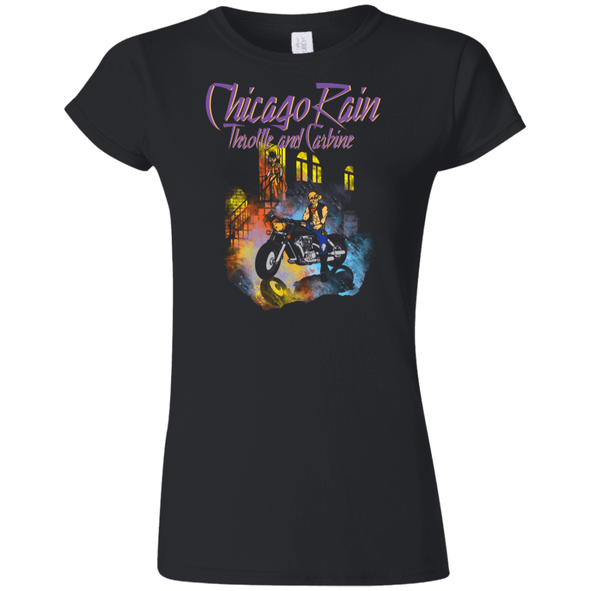 T-Shirts Black / S Chicago Rain Junior Slimmer-Fit T-Shirt