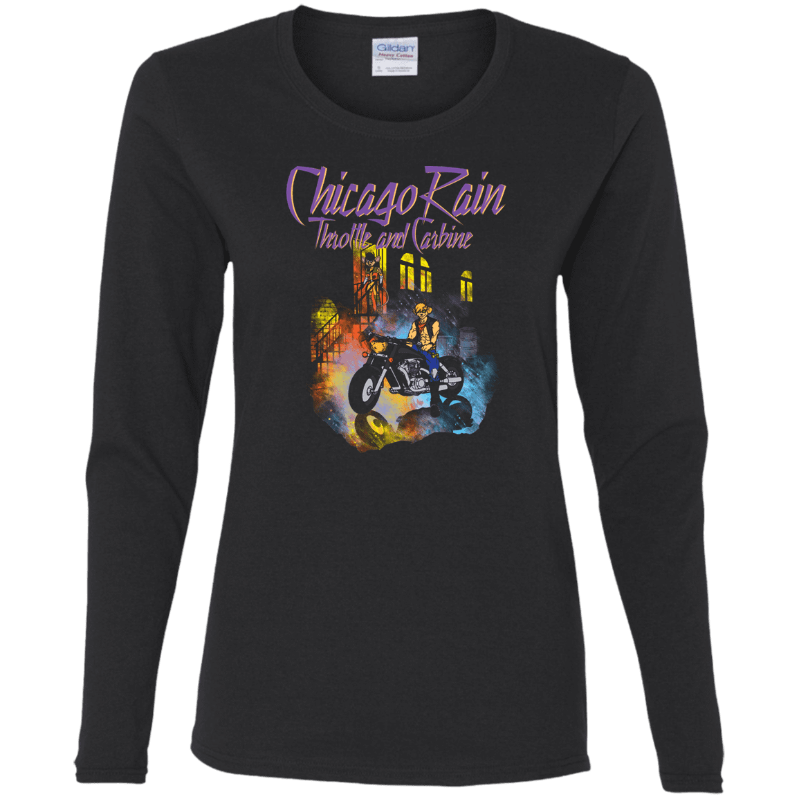 T-Shirts Black / S Chicago Rain Women's Long Sleeve T-Shirt