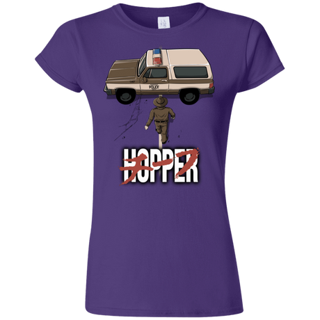 T-Shirts Purple / S Chief Hopper Junior Slimmer-Fit T-Shirt