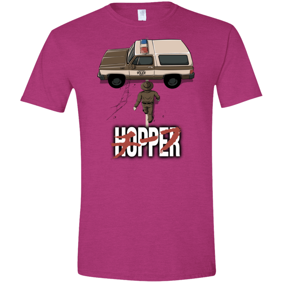 T-Shirts Antique Heliconia / S Chief Hopper Men's Semi-Fitted Softstyle