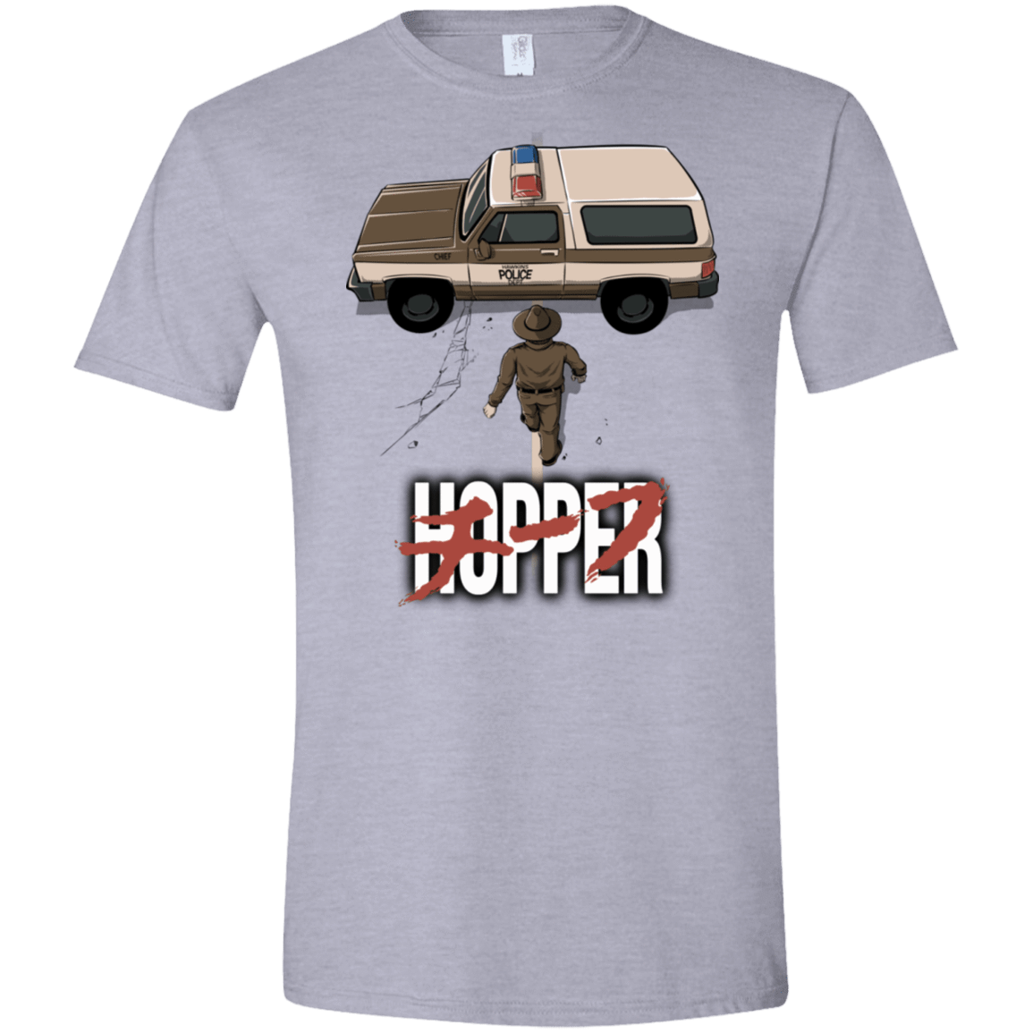 T-Shirts Sport Grey / X-Small Chief Hopper Men's Semi-Fitted Softstyle