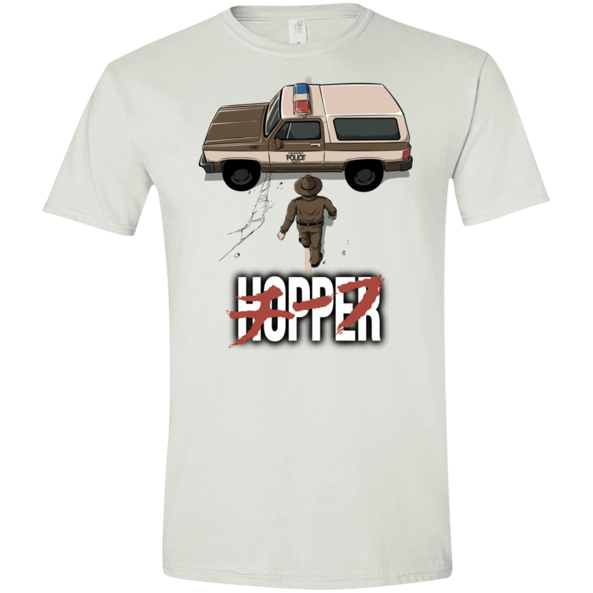 T-Shirts White / X-Small Chief Hopper Men's Semi-Fitted Softstyle