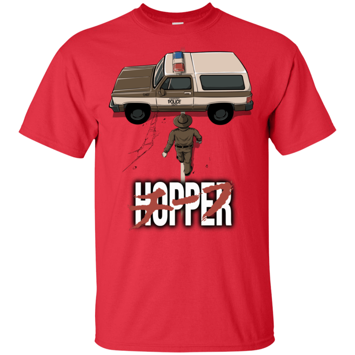 T-Shirts Red / S Chief Hopper T-Shirt
