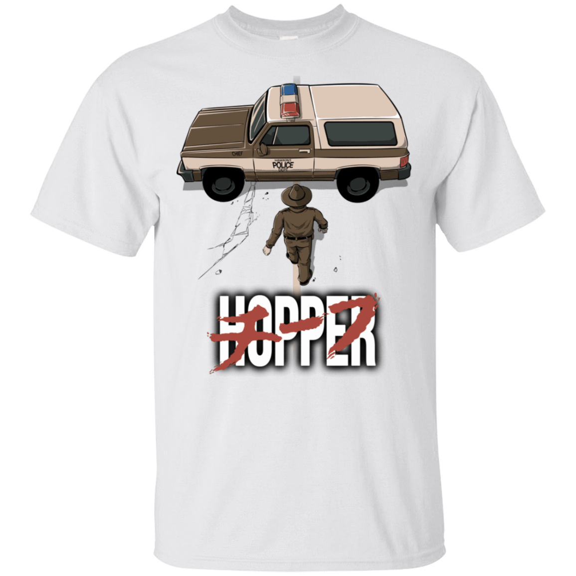 T-Shirts White / S Chief Hopper T-Shirt