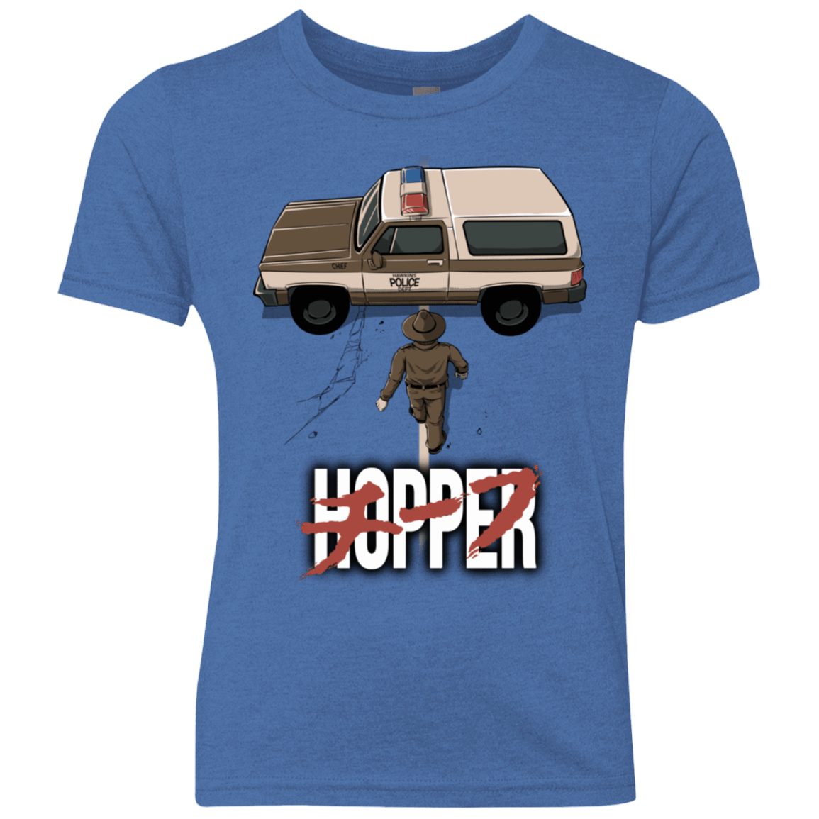 T-Shirts Vintage Royal / YXS Chief Hopper Youth Triblend T-Shirt