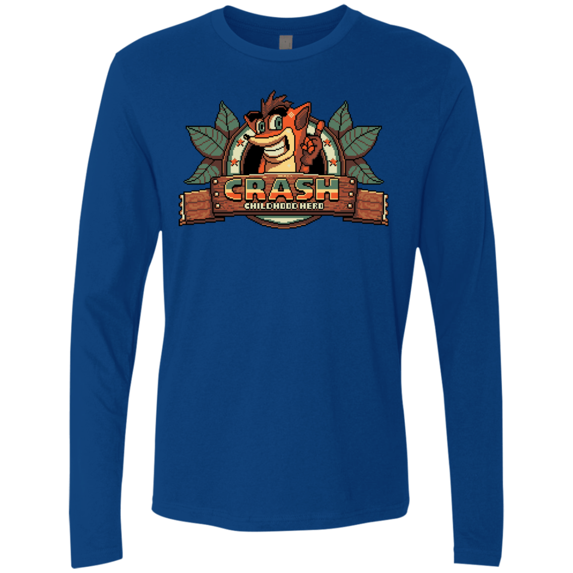 T-Shirts Royal / S Childhood hero Men's Premium Long Sleeve