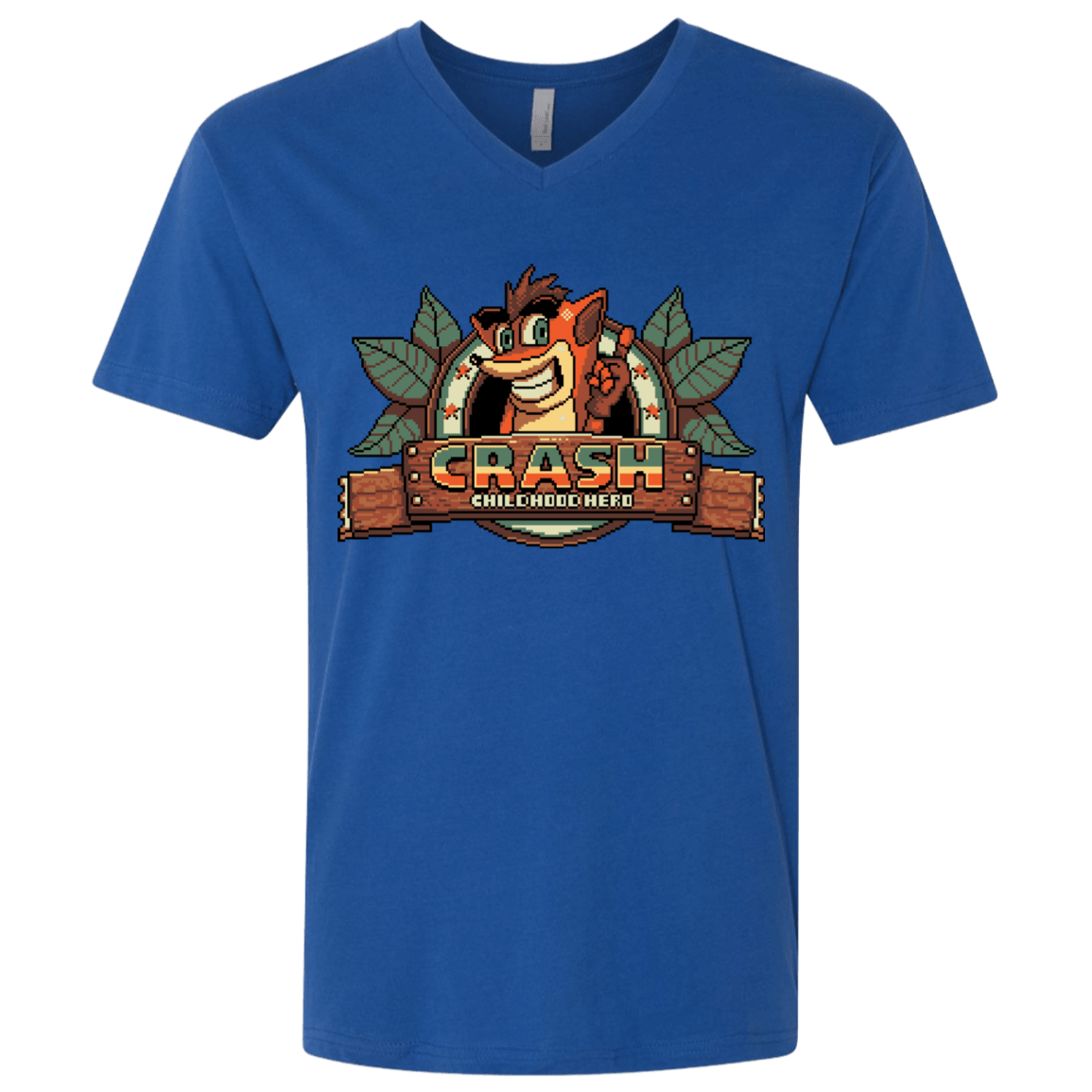 T-Shirts Royal / X-Small Childhood hero Men's Premium V-Neck