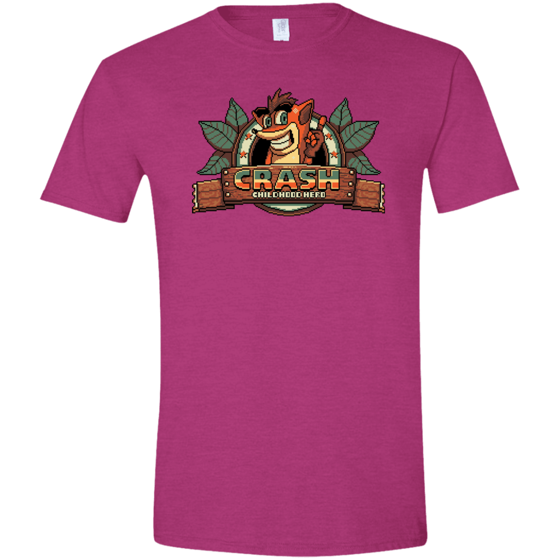 T-Shirts Antique Heliconia / S Childhood hero Men's Semi-Fitted Softstyle