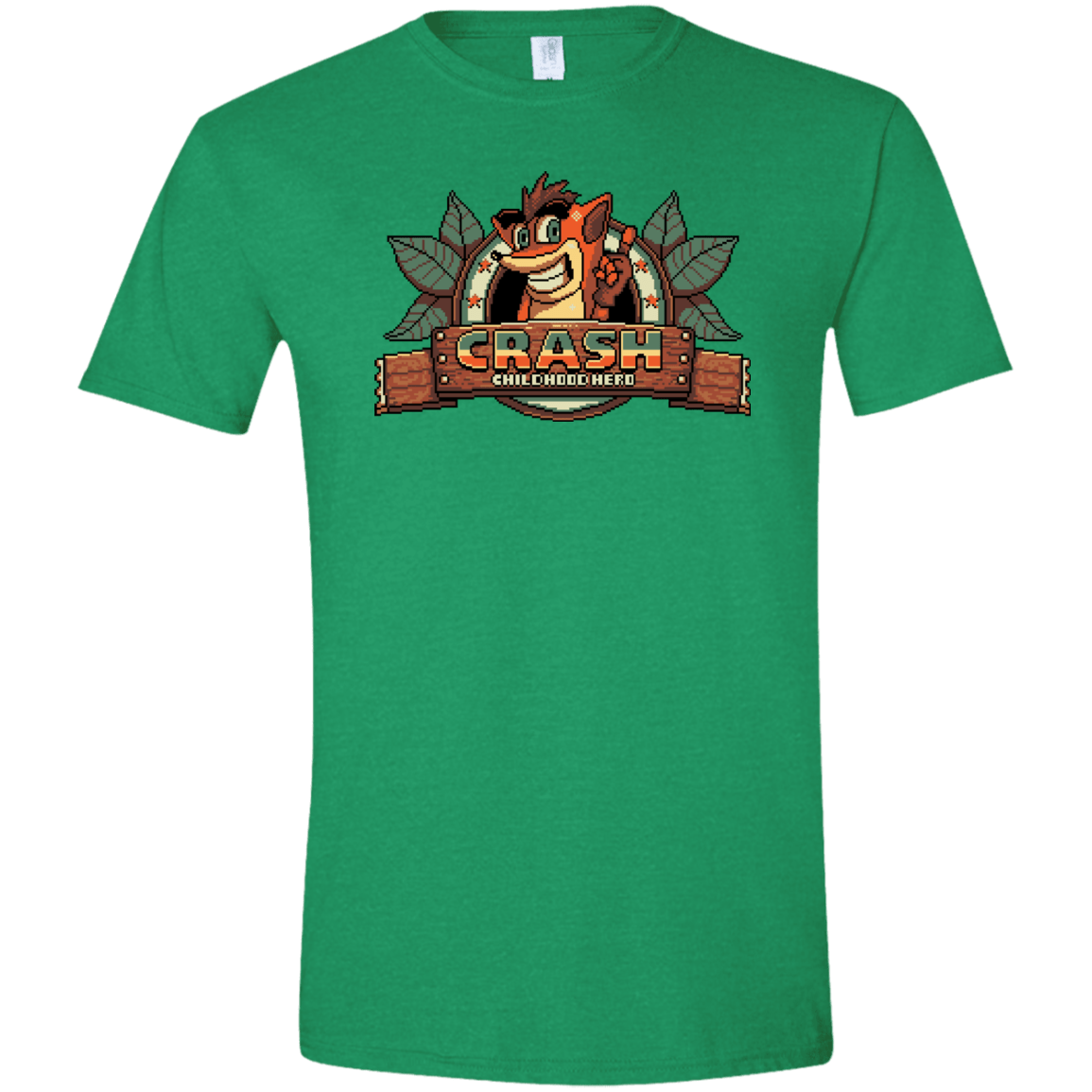 T-Shirts Heather Irish Green / S Childhood hero Men's Semi-Fitted Softstyle