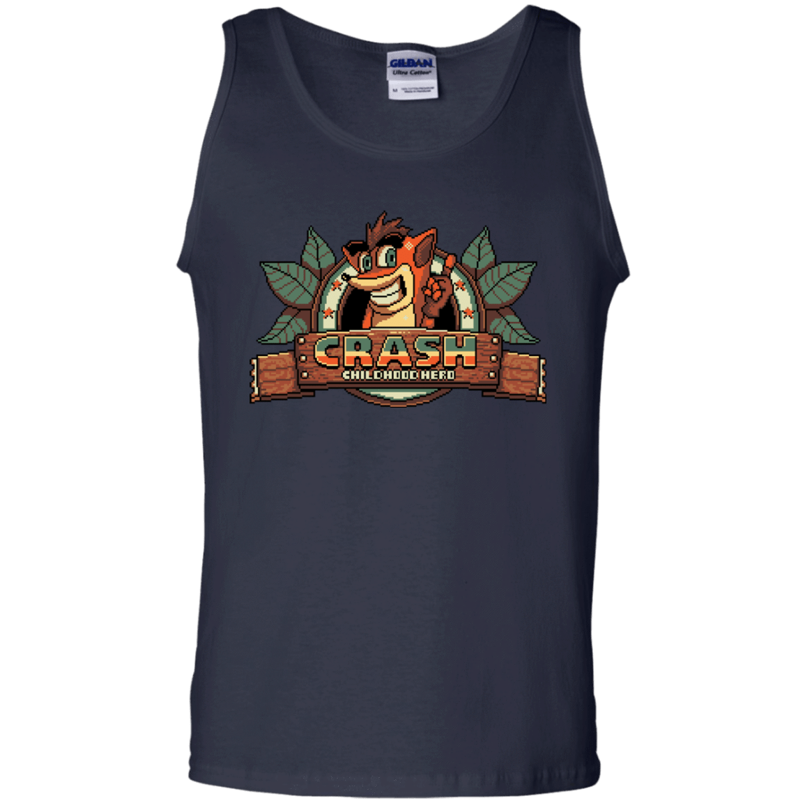 T-Shirts Navy / S Childhood hero Men's Tank Top