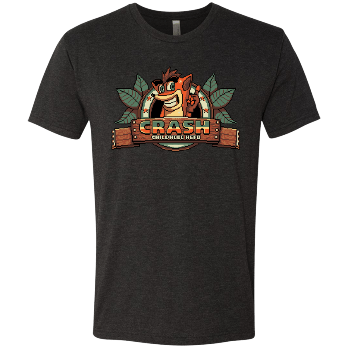 T-Shirts Vintage Black / S Childhood hero Men's Triblend T-Shirt