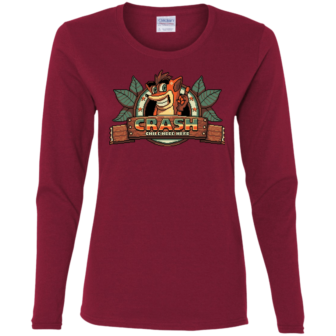 T-Shirts Cardinal / S Childhood hero Women's Long Sleeve T-Shirt