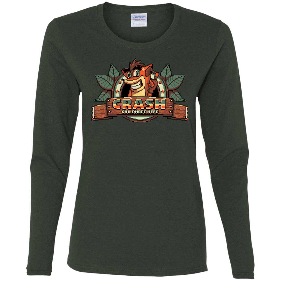 T-Shirts Forest / S Childhood hero Women's Long Sleeve T-Shirt