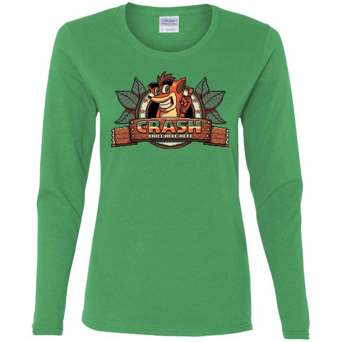 T-Shirts Irish Green / S Childhood hero Women's Long Sleeve T-Shirt