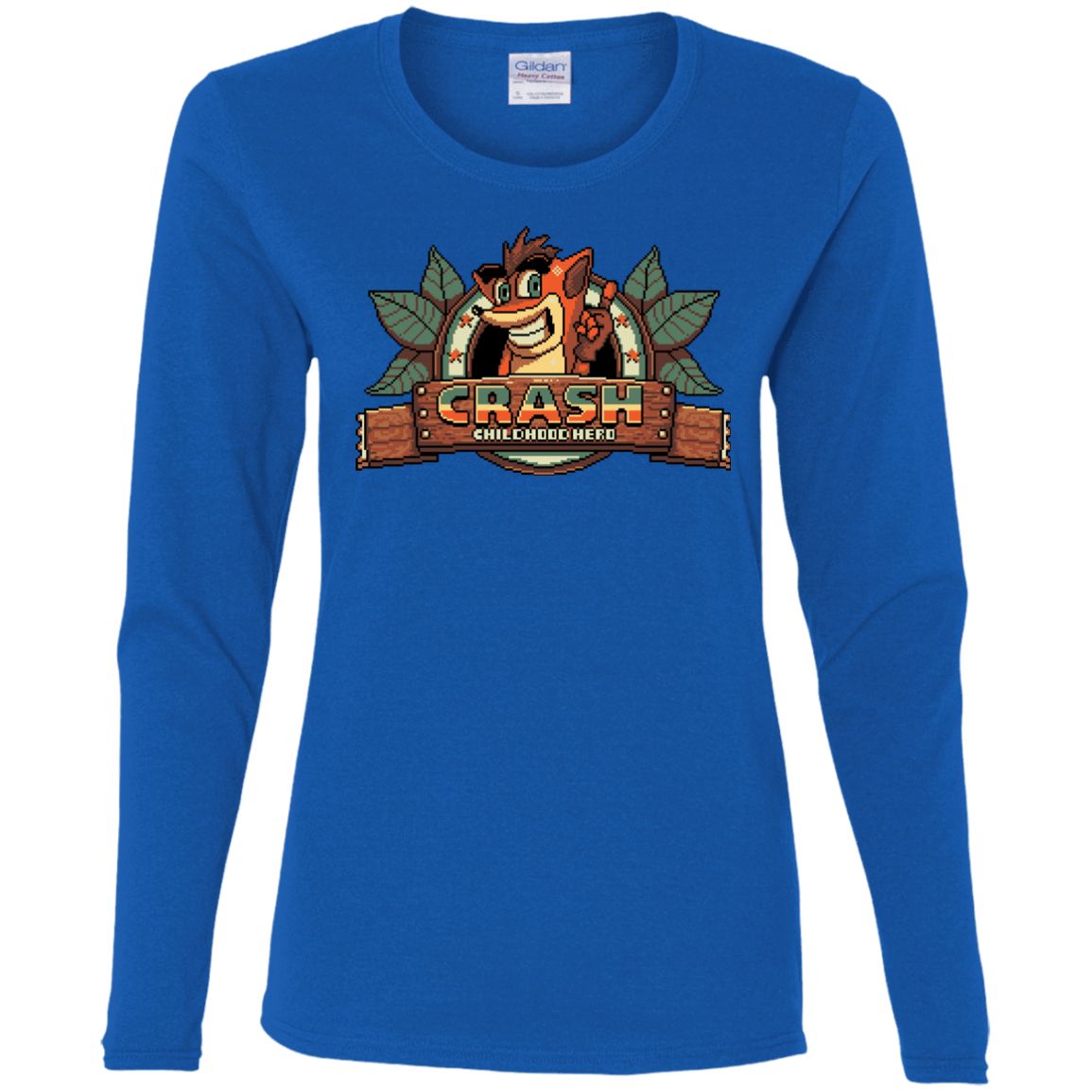 T-Shirts Royal / S Childhood hero Women's Long Sleeve T-Shirt