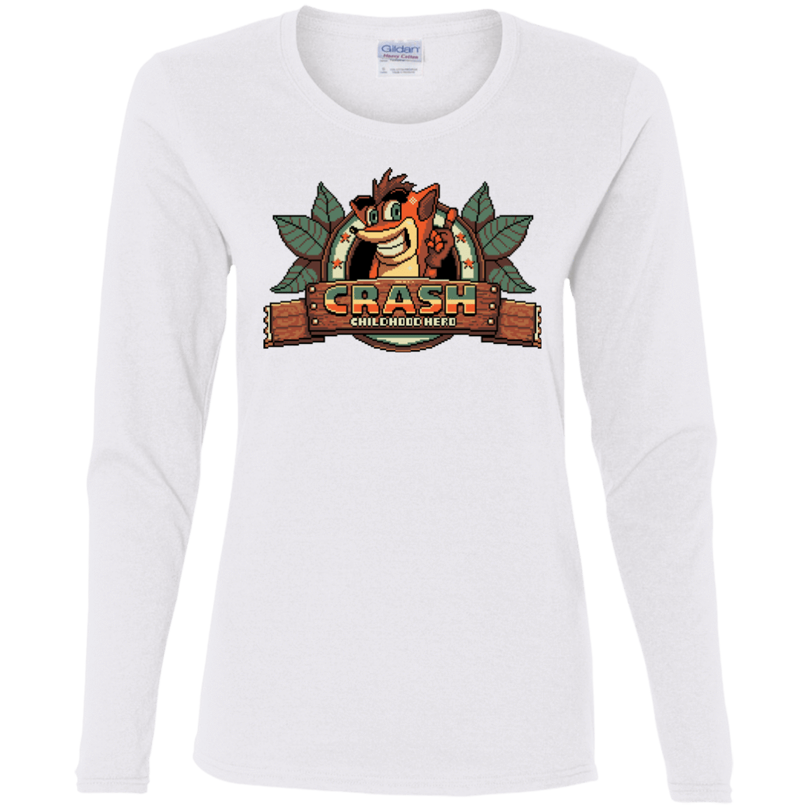 T-Shirts White / S Childhood hero Women's Long Sleeve T-Shirt