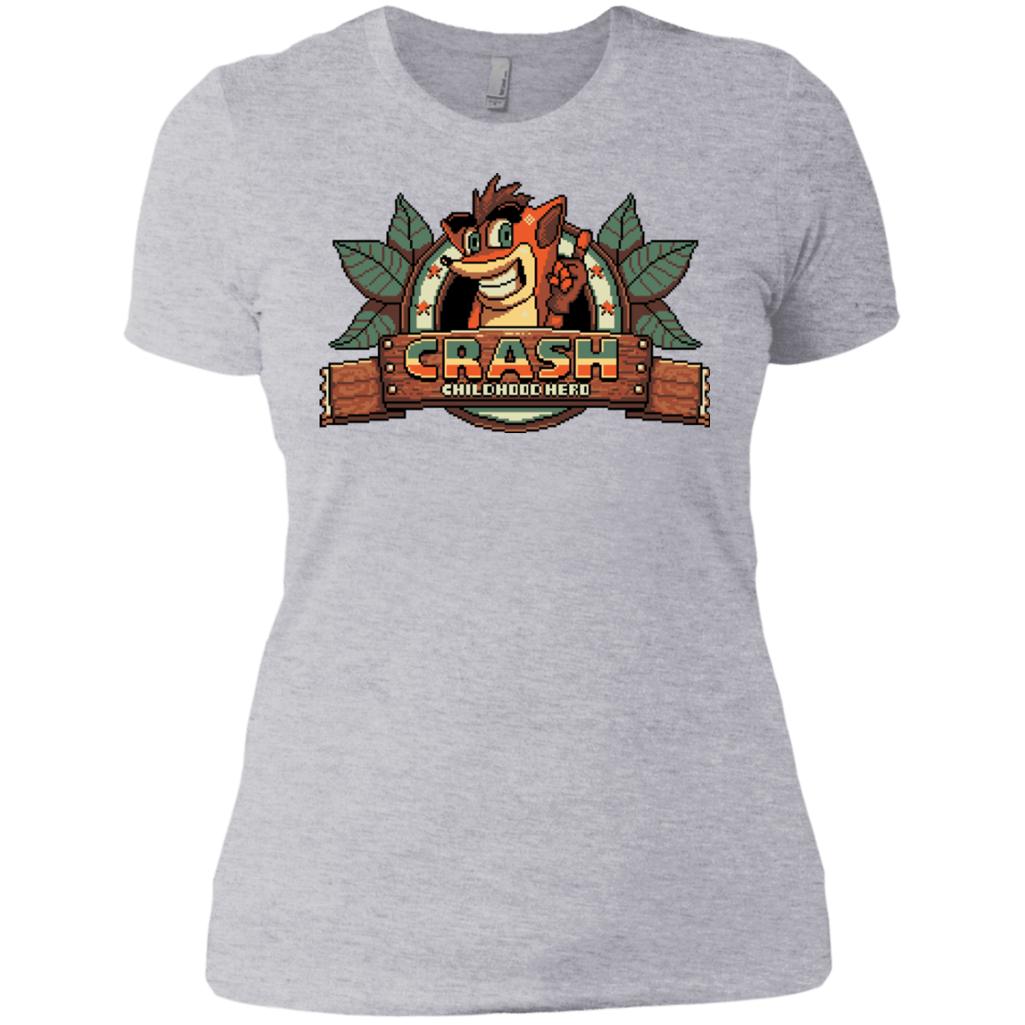T-Shirts Heather Grey / X-Small Childhood hero Women's Premium T-Shirt