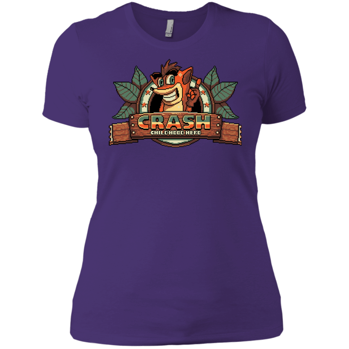 T-Shirts Purple Rush/ / X-Small Childhood hero Women's Premium T-Shirt