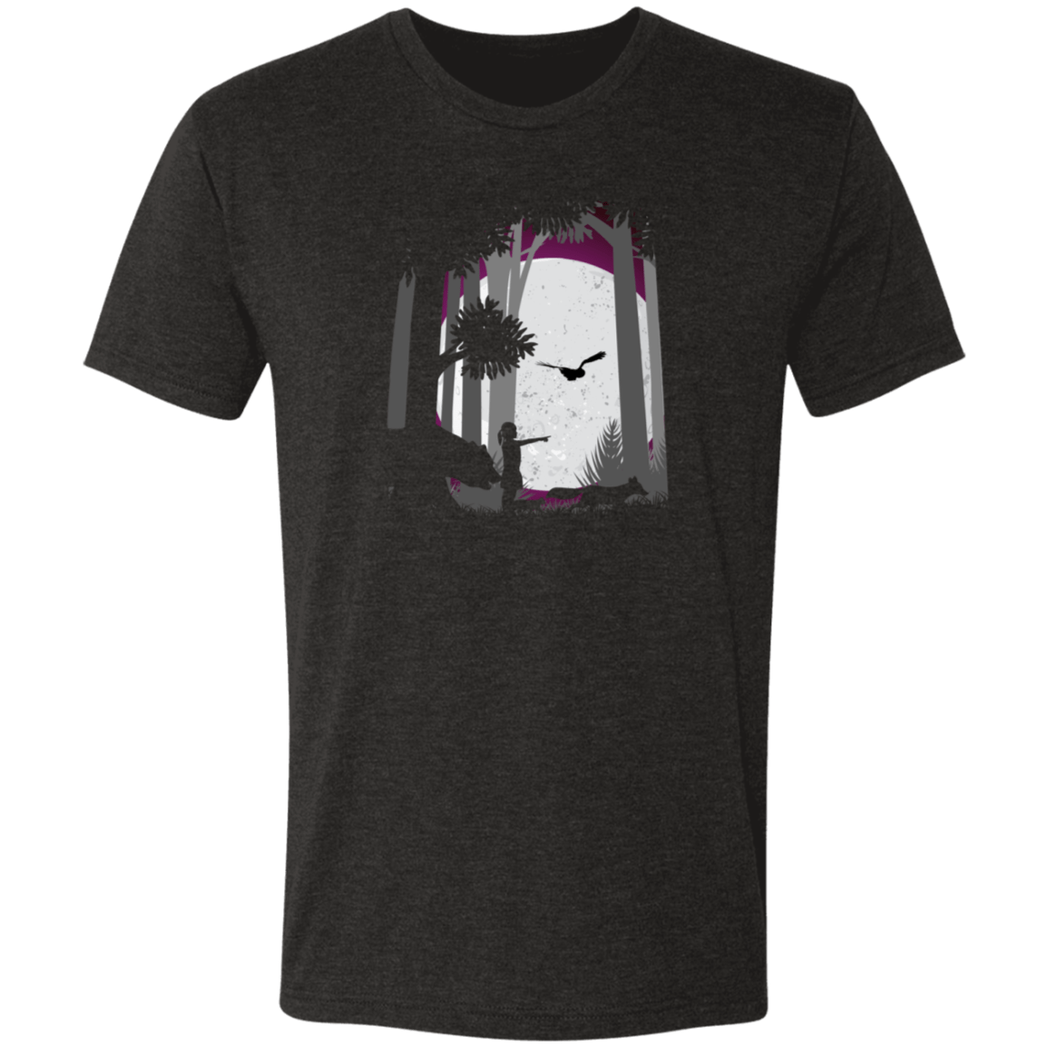 T-Shirts Vintage Black / S Childs Forest Friends Men's Triblend T-Shirt