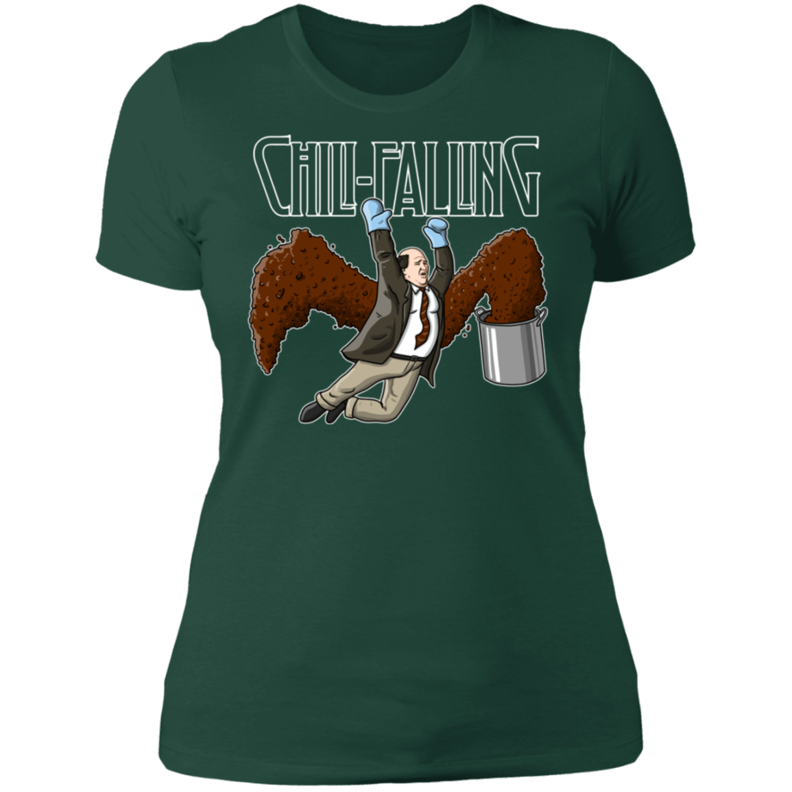 T-Shirts Forest Green / S Chili Falling Women's Premium T-Shirt