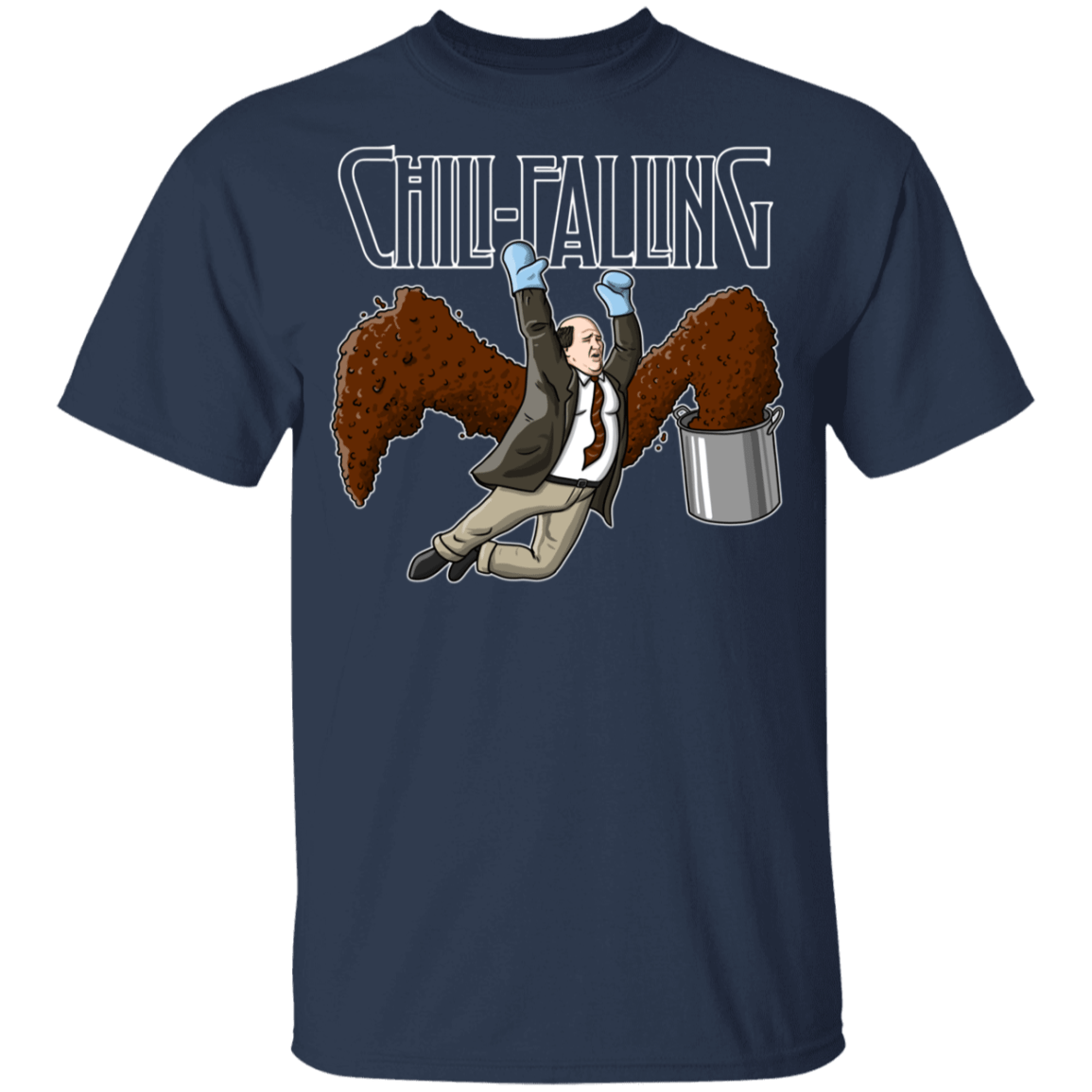 T-Shirts Navy / YXS Chili Falling Youth T-Shirt