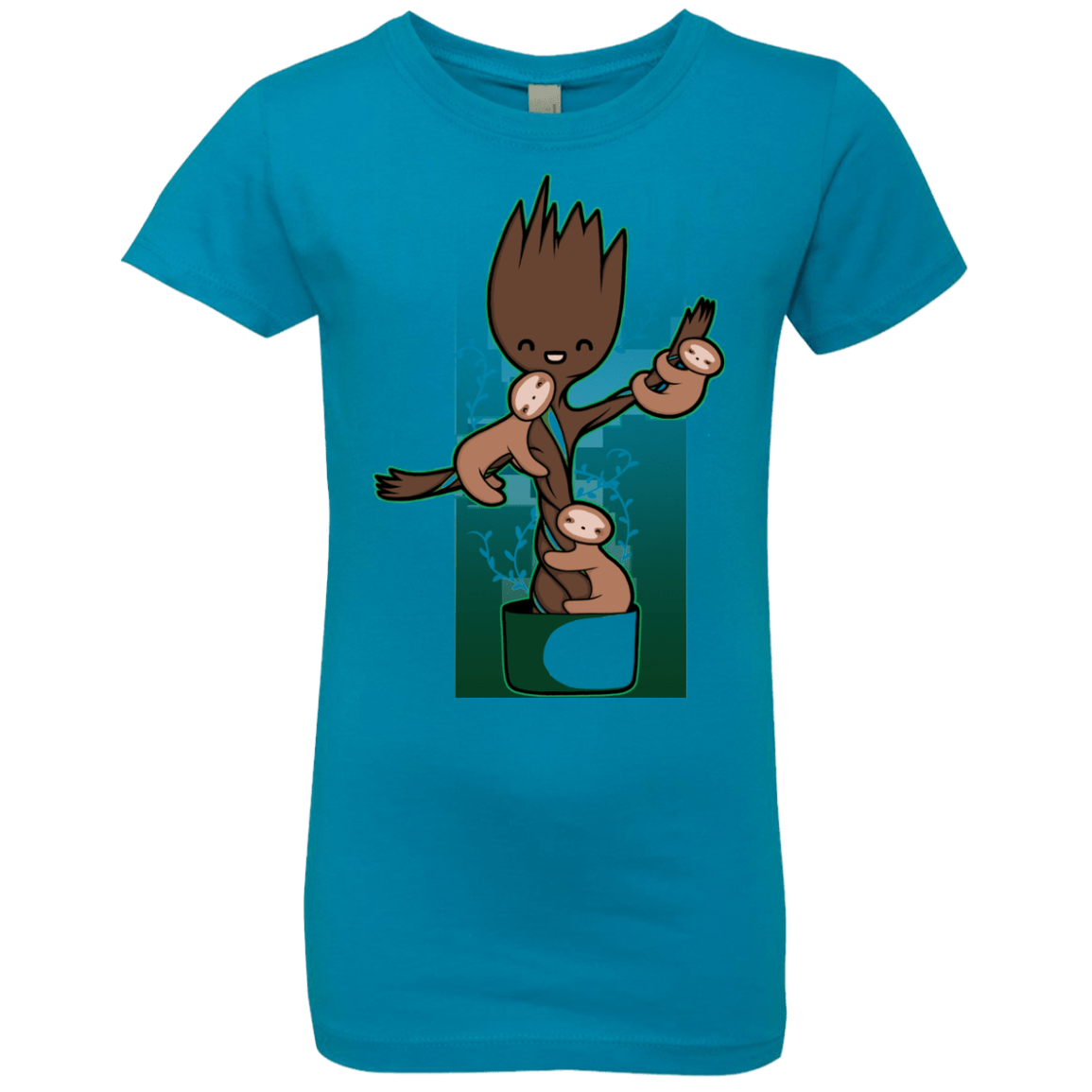 T-Shirts Turquoise / YXS Chilling Out Girls Premium T-Shirt