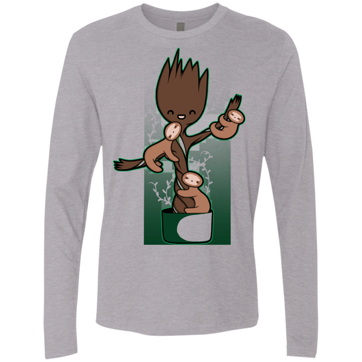 T-Shirts Heather Grey / Small Chilling Out Men's Premium Long Sleeve